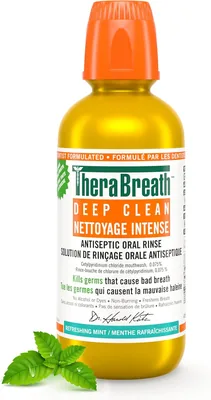 TheraBreath Deep Clean Mouthwash 473ml