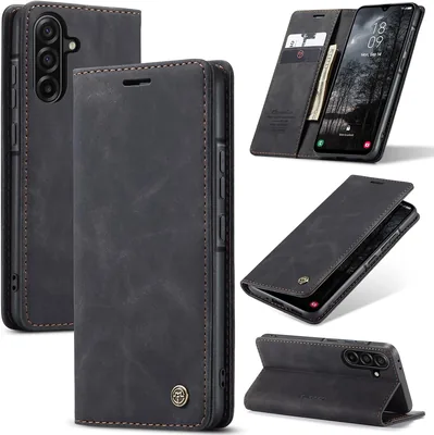 Étui Azororo pour Samsung Galaxy A37 5G - Housse portefeuille en cuir protectrice avec fermeture magnétique