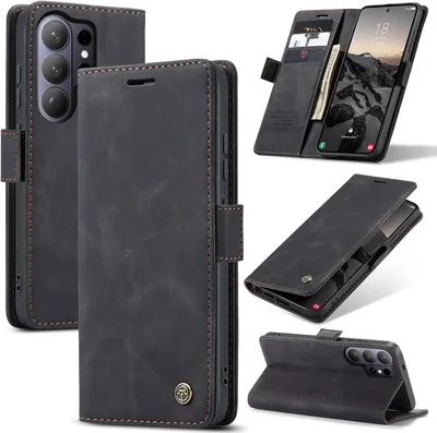Étui Azororo pour Samsung Galaxy S26 Ultra 5G - Housse portefeuille en cuir magnétique