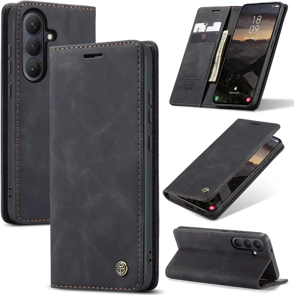 Étui Azororo pour Samsung Galaxy S26 5G - Portefeuille en cuir protecteur magnétique