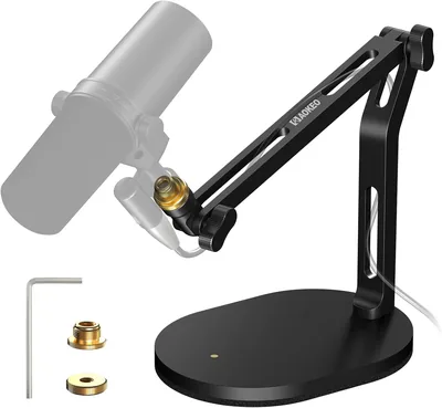 Aokeo Stojak mikrofonowy, uchwyt biurkowy, ramię mikrofonu do AM8, K669B, Blue Yeti, HyperX QuadCast, SoloCast, AT2020 - Najlepsza cena