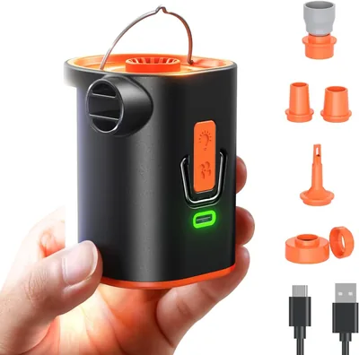 JOYROOM Luftpumpe mit Campinglampe: Kompakt und leistungsstark, 4.8 kPa, 3600 mA, 21% Rabatt