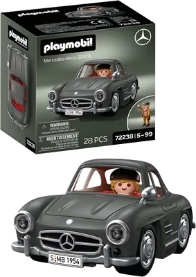 PLAYMOBIL | Coches x Mercedes-Benz 300 SL | Edición de Coleccionista con Figura y Accesorios | Para Fans de