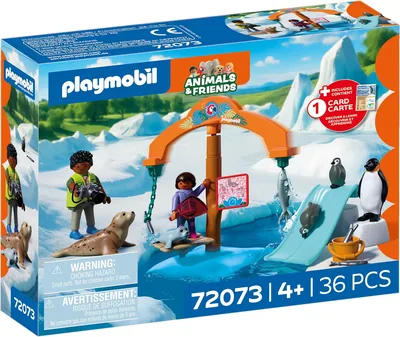 PLAYMOBIL Zoo Ice Cream Expedition Toy for Kids
