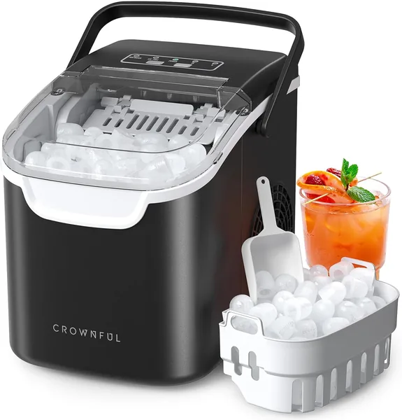 CROWNFUL Ice Maker Countertop