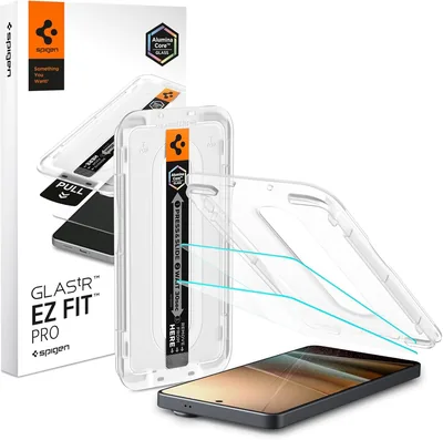 Vetro temperato Spigen Glas.tR EZ Fit Pro Anti-Riflesso, 2 pezzi, Crystal, Compatibile con Samsung Galaxy S26 Ultra