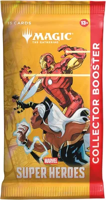 Magic: The Gathering | Marvel Super Heroes Trading Boosterpaket | Spelkartspel (Svenska Version)