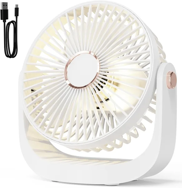 AICPAN Quiet Fan with Night Light