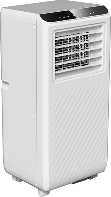 Abrila - Climatiseur portable Vent Blanc | 7000 BTU | 2 vitesses | Déshumidificateur | Télécommande | Kit pour fenêtre | 70 x 33 x 2