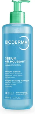BIODERMA Sébium Żel Piankowy - Delikatny czyszczący oczyszczacz