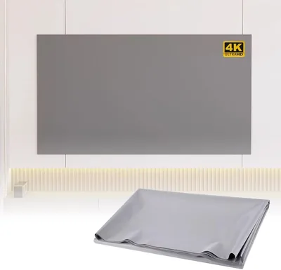 SUFSONBUFM Portable Projector Screen 4K HD Foldable Projection Screen 60"-100" Metal Anti Light Movie Screen Best Deal