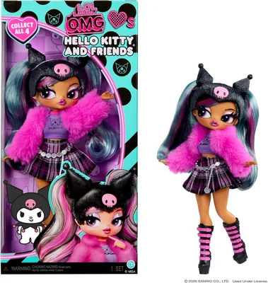 L.O.L. Surprise! OMG Loves Hello Kitty & Friends Kuromi Movable Doll - Best Deal