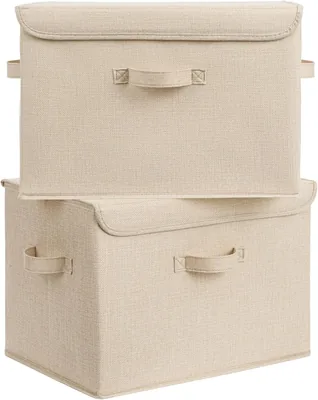 Granny Says Laga Boxar med Lid, 2 Packa Laga Boxar med Lid, Fallet Lagerbox för Organiserare