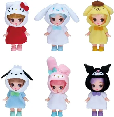 タカラトミー リッカちゃん 人形、サンリオキャラクターコレクション、着せ替え、おままごと、3歳以上用