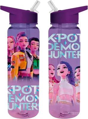 K-Pop Demon Hunters Plastic Drink Bottle - Best Deal