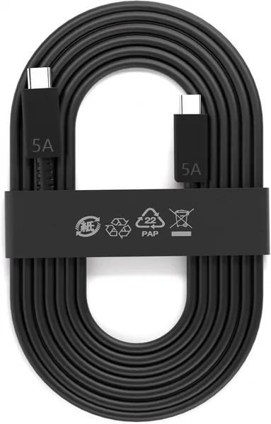 45W USB C to USB C Cable 1.8M for Samsung Charger Fast Charging Cord 5A
