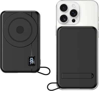 Batterie externe sans fil Moscsaz Compatible avec iPhone 17/16/15/14/13 et Samsung - 10000 mAh - Meilleure Offre
