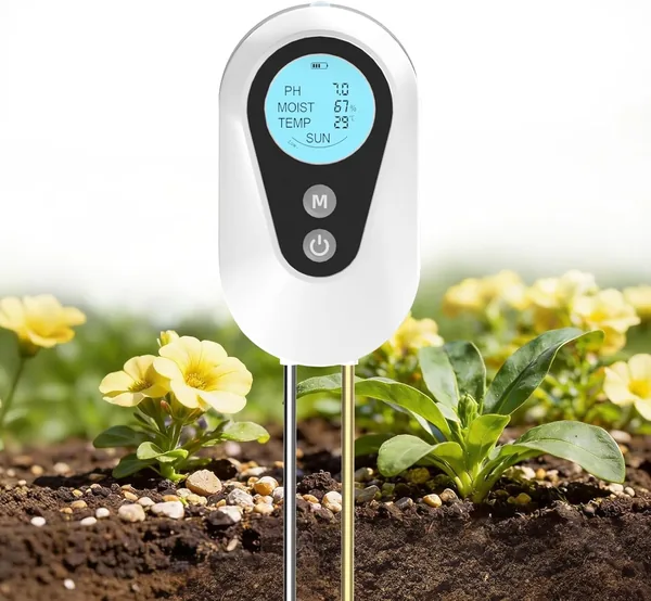 BURMONG 4 in 1 Soil PH Meter