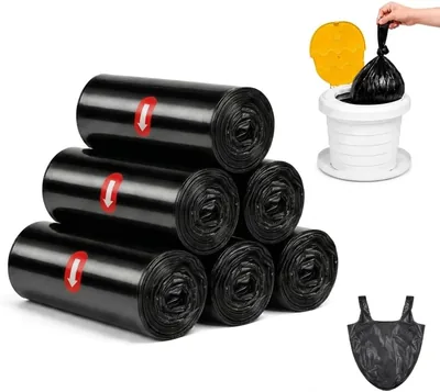 Bolsas Portátiles y Doblables para Potty de Niños VALEMA® | 100 Bolsas Universales Anti-Fugas | Compatibles con Urinales de Viaje para Niños