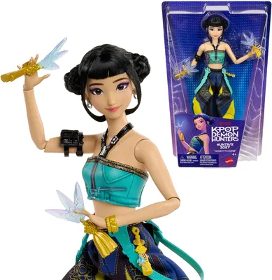 Mattel KPop Demon Hunters - Zoey di HUNTR/X, Bambola con Capelli Raccolti e Outfit per la Canzone 'How It' - Miglior Affare