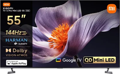 Xiaomi TV S Pro Mini LED 55 2026: 4K 144Hz Smart TV, Save 10%