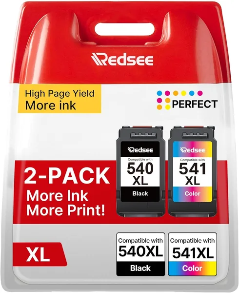Redsee Twin Pack Replacement Ink Cartridges for Canon Pixma TS5150 TS5151 TS5100 MG3600 MG3650S