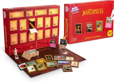 Mini Brands - Masterpieces - Serie 1 Calendario de Adviento (20 Miniaturas)