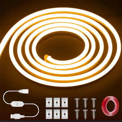 OVILUX 3m Warm White LED Neon Flex Light - Dimmable USB Strip Best Deal