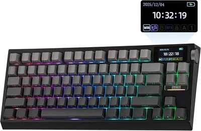 EPOMAKER G84 PRO Wireless Keyboard - Black