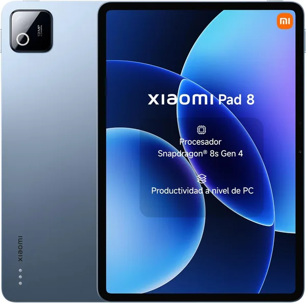 XIAOMI Pad 8 11.2" 3.2K Tablet (Snapdragon 8s Gen 4 8GB RAM 128GB ROM WiFi 7 1 Year Extra Warranty) Blue (ES Version)
