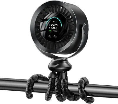 KIMMOO Pram Fan 12% Off - 4-17H Rechargeable USB, 100 Speeds