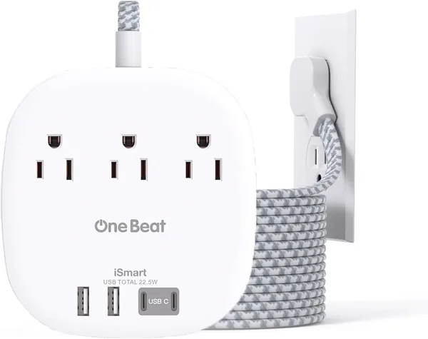 10ft Long Extension Cord, Cruise Ship Power Strip