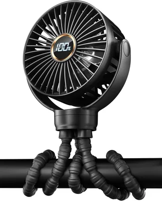 KIDEE Stroller Fan with LED Display