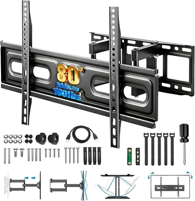 Soporte para TV Meeyoga Articulado y Giratorio, 32-80 Pulgadas, 9% Off