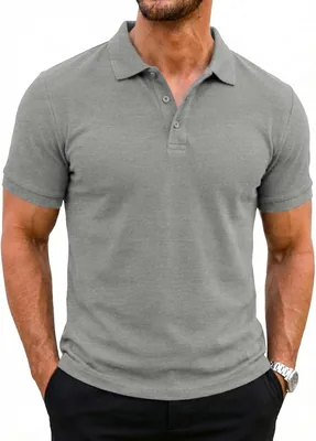 Runcati Heren Polo Shirt Korte Mouwen Zomer Tennis T-Shirt Heren Solide Golf Sport Polo Hemd Basis Regelmatig Fit Polo Shirt