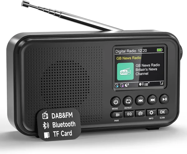 Roxicosly Small DAB+/DAB/FM Digital Radio