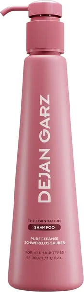 Dejan Garz Feuchtigkeitsspendendes Shampoo - Die Grundlage - Sanfte Tiefreinigung & Frizz-Kontrolle - Für alle Haartypen - Shampoo für fettiges Haar (74% Off)