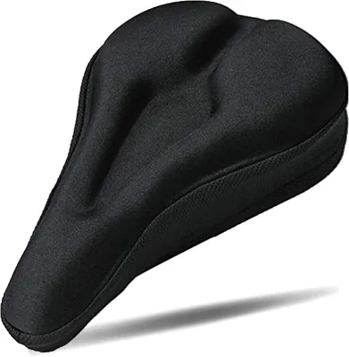 Cubreculisa RIXOW Gel para Bicicleta, Asiento de Gel Blando, 28 x 18 cm, Ergonómico para Hombres y Mujeres