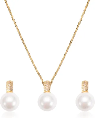 Classic Pearl Jewelry Set - Best Deal