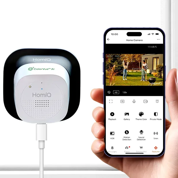 HomiQ Window Security Camera 2K