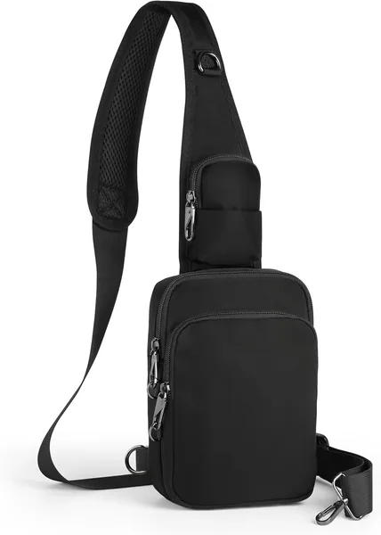 BROADREAM Anti-Theft Shoulder Bag Chest Sling Chest Crossbody Bag