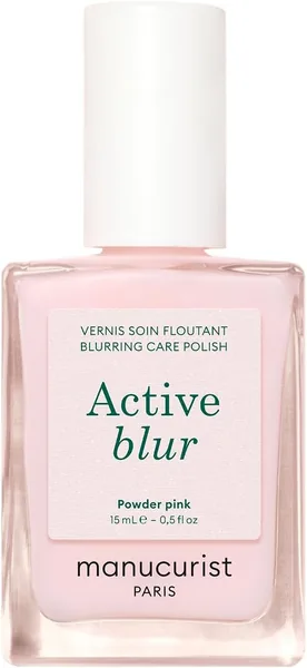 Manucurist Active Blur Blurring Treatment Nagellak - Poederroze Matte Nagelverzorging met Niacinamide - Zonder Lamp - Vegan