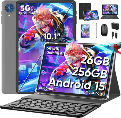 Gemini AI Tablet - 8000mAh Octa-Core 5G WiFi