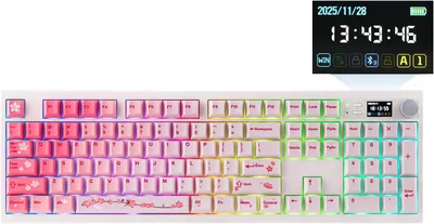 EPOMAKER QK108 Mechanical Keyboard Pink Best Deal