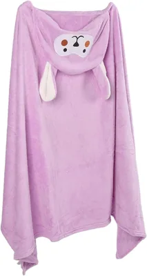 Acouto Hooded Baby Bath Towel Pink