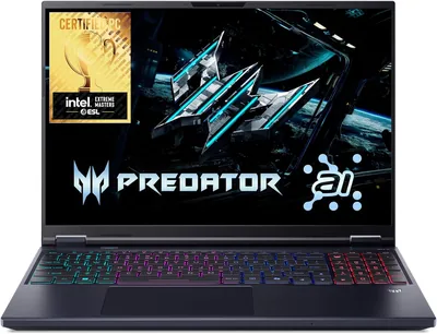 Acer Predator Helios Neo 16 - Ordinateur portable de jeu 16 pouces WQXGA - NVIDIA GeForce RTX 5070 Ti - Intel Core i9-275HX - 32 Go RAM - Meilleure affaire