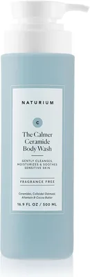 Naturium The Calmer Ceramide Body Wash, Fragrance-Free, for Dry Sensitive Skin, 4.4 Stars
