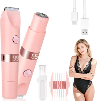 LED Display Bikini Trimmer IPX7 Waterproof Shaver