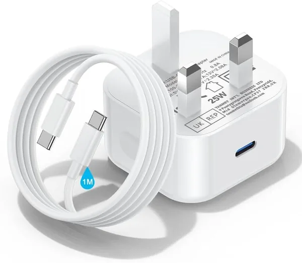 Apple iPad A16 Fast Charger USB C Cable and Plug 25W Charge for iPad Pro 12.9 11 13 inch 4th 5th 6th M4