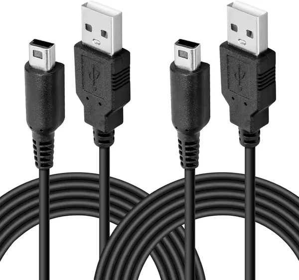 ASENTER 2 PCS Universal Charging Cable for Nintendo 3DS